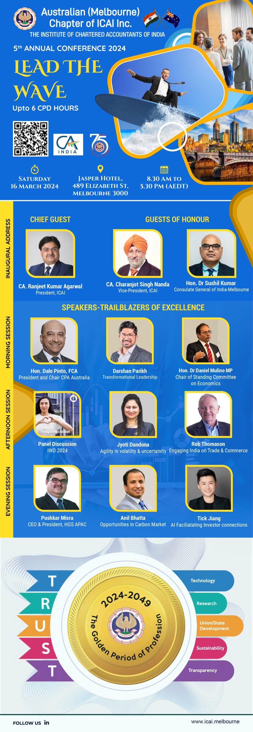 Lead the Wave – 5th Annual Conference of ICAI Melbourne